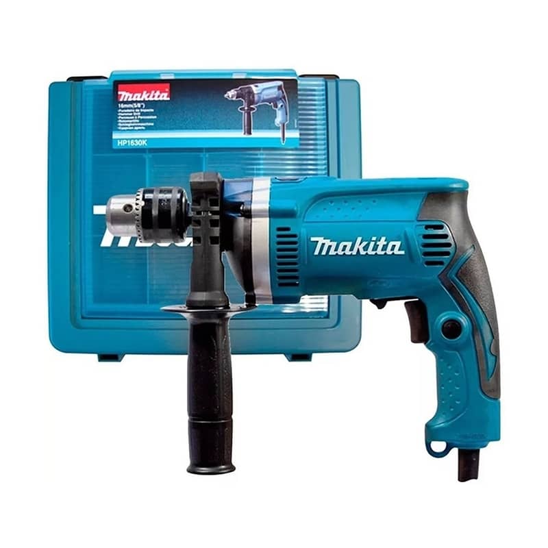 Taladro percutor 1/2" 710 watts hp1630k + broca d-35215 3/8 (x3)